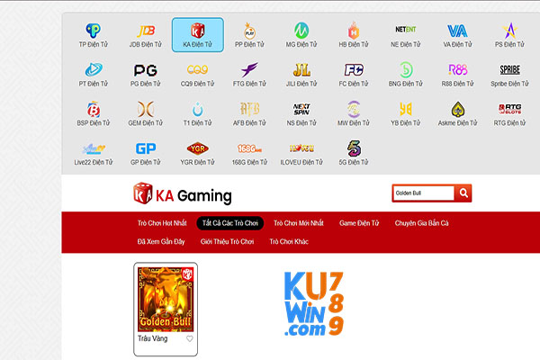 Hướng dẫn các bước truy cập game nổ hũ trâu vàng KA độc lạ mới nhất hiện nay tại Kuwin